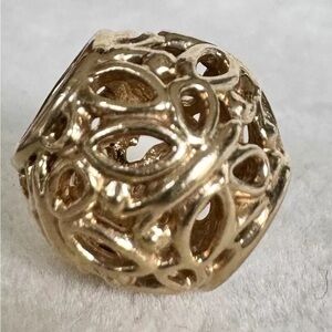 Authentic Pandora 750895 14K Yellow Gold Garden Butterfly Charm FZ